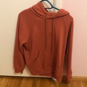 Orange h and m hoodie